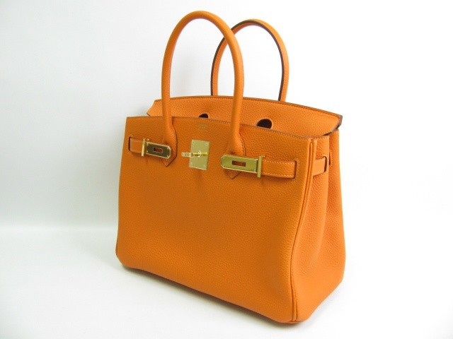 エルメス バーキン30トリヨンクレマンス オレンジ